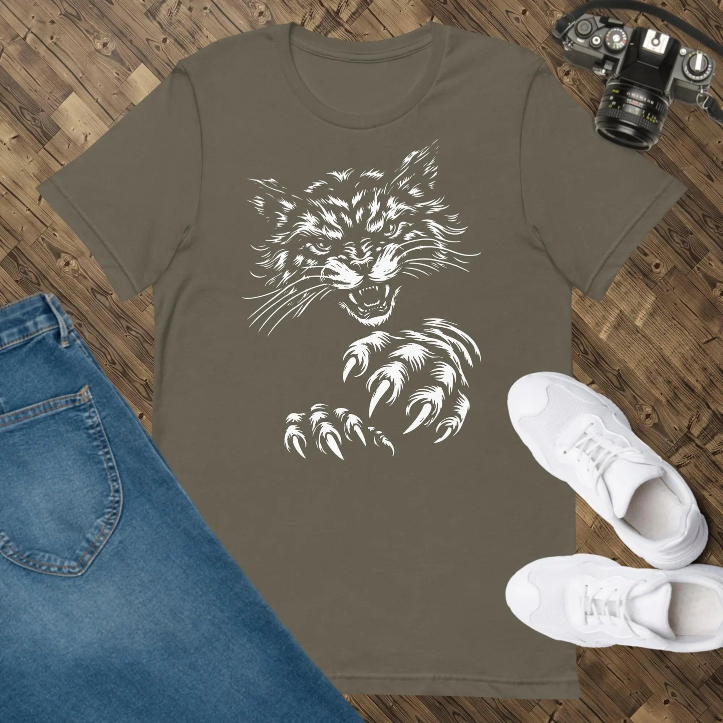 Jungle Cat Unisex t-shirt by BC Ink Works - BC Ink Works