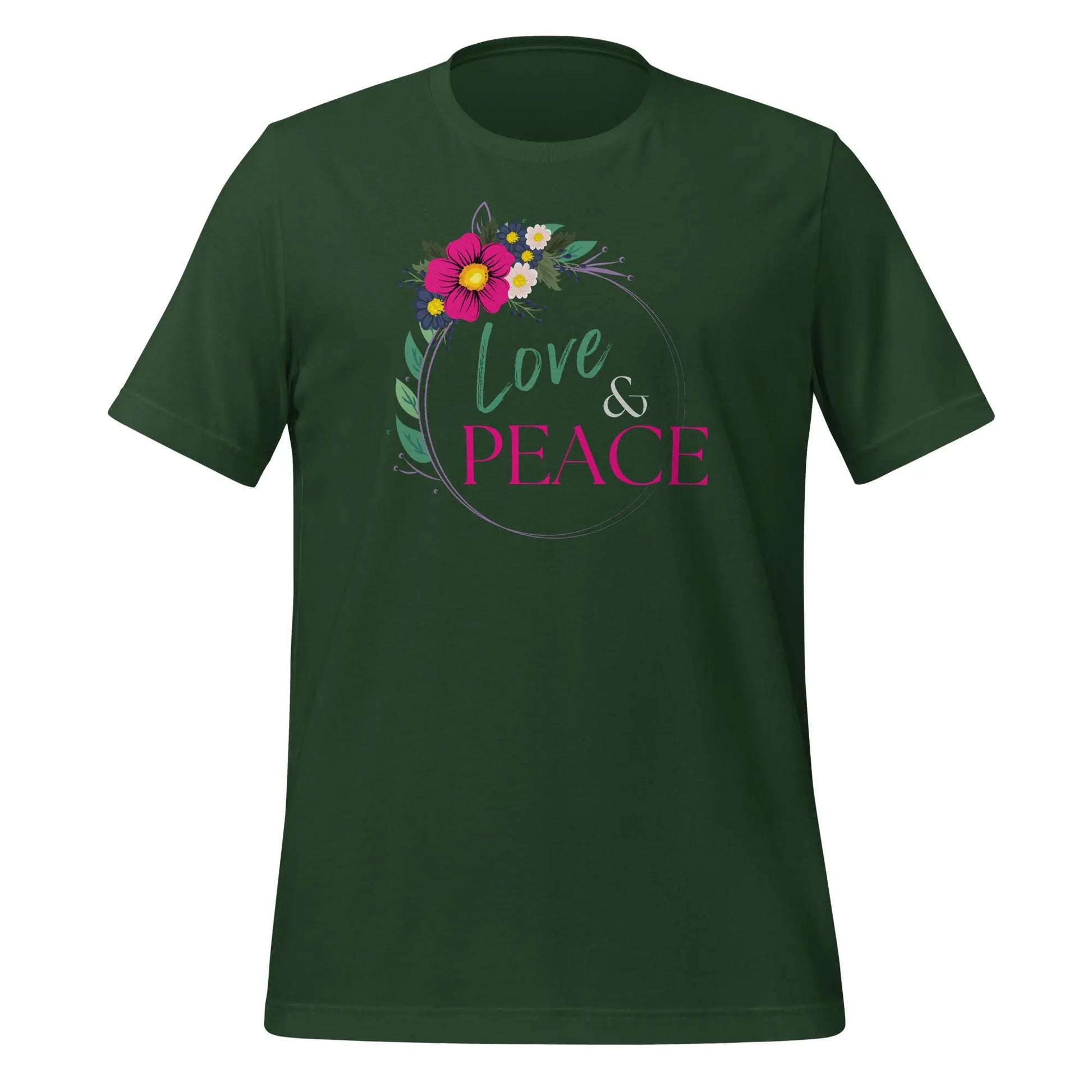 Love and Peace Unisex t-shirt by BC Ink Works - BC Ink Works