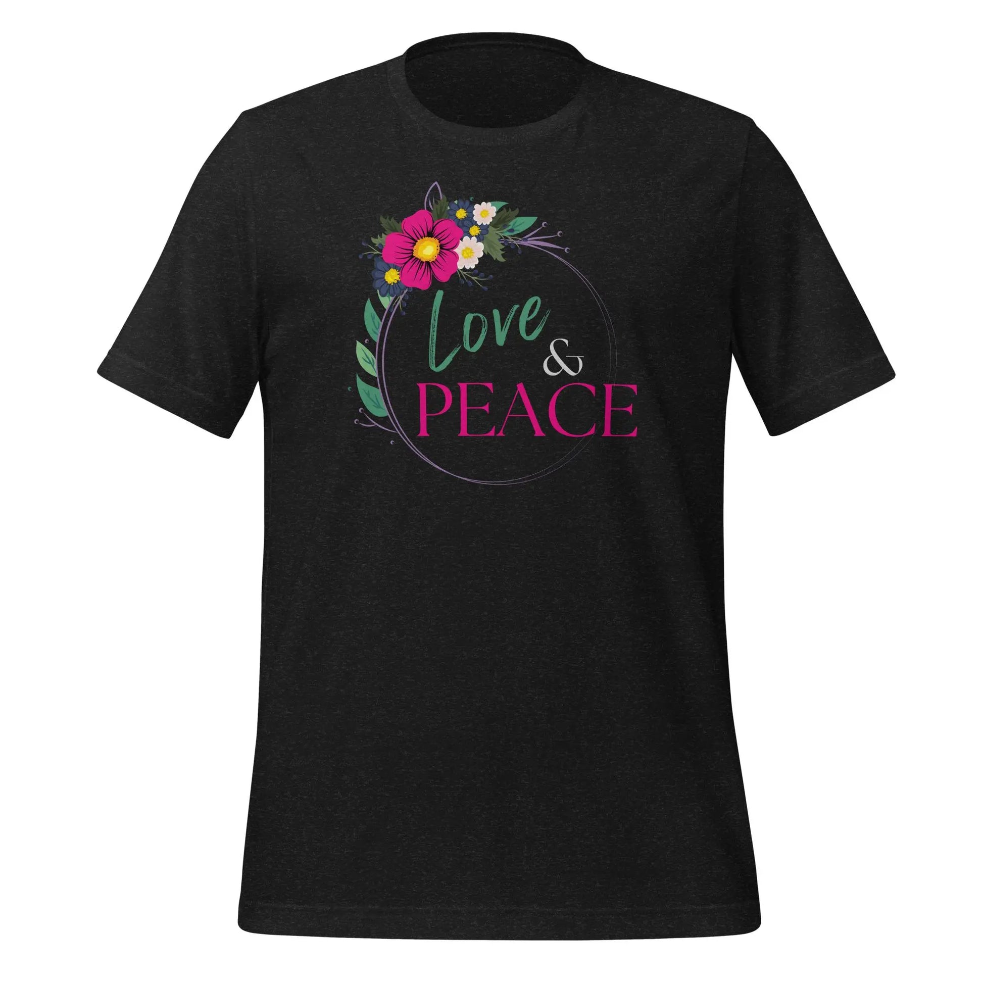 Love and Peace Unisex t-shirt by BC Ink Works - BC Ink Works