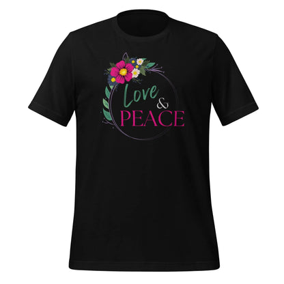 Love and Peace Unisex t-shirt by BC Ink Works - BC Ink Works