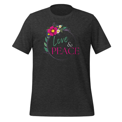 Love and Peace Unisex t-shirt by BC Ink Works - BC Ink Works