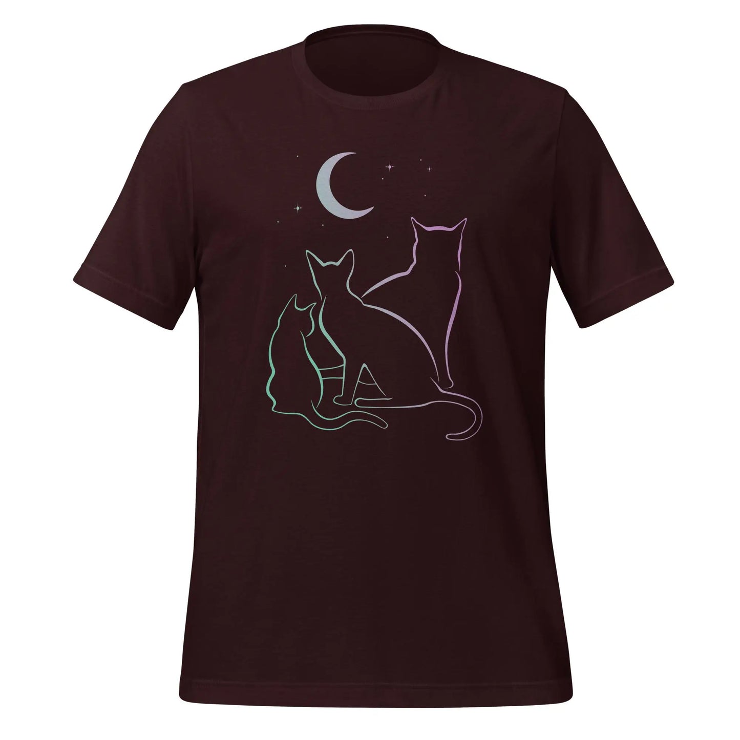 Moon Cats Unisex t-shirt by BC Ink Works - BC Ink Works