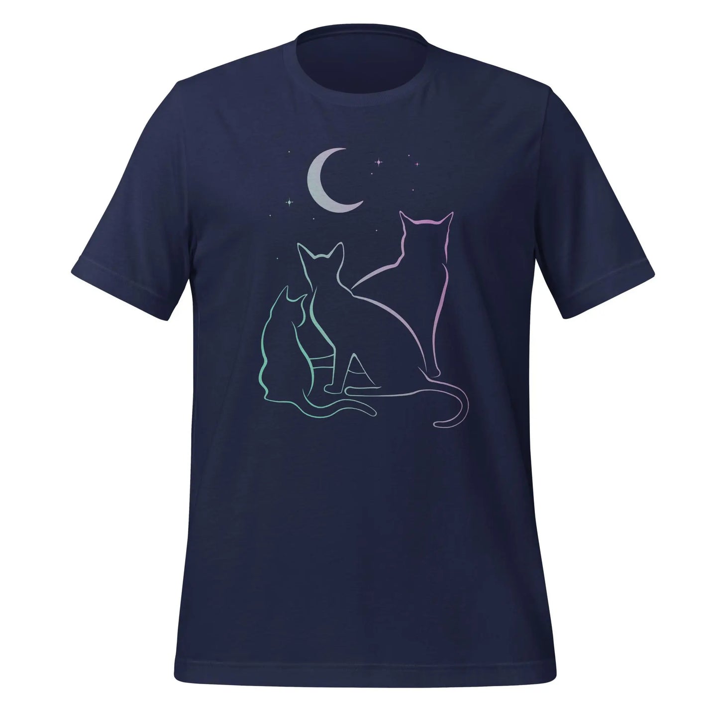 Moon Cats Unisex t-shirt by BC Ink Works - BC Ink Works