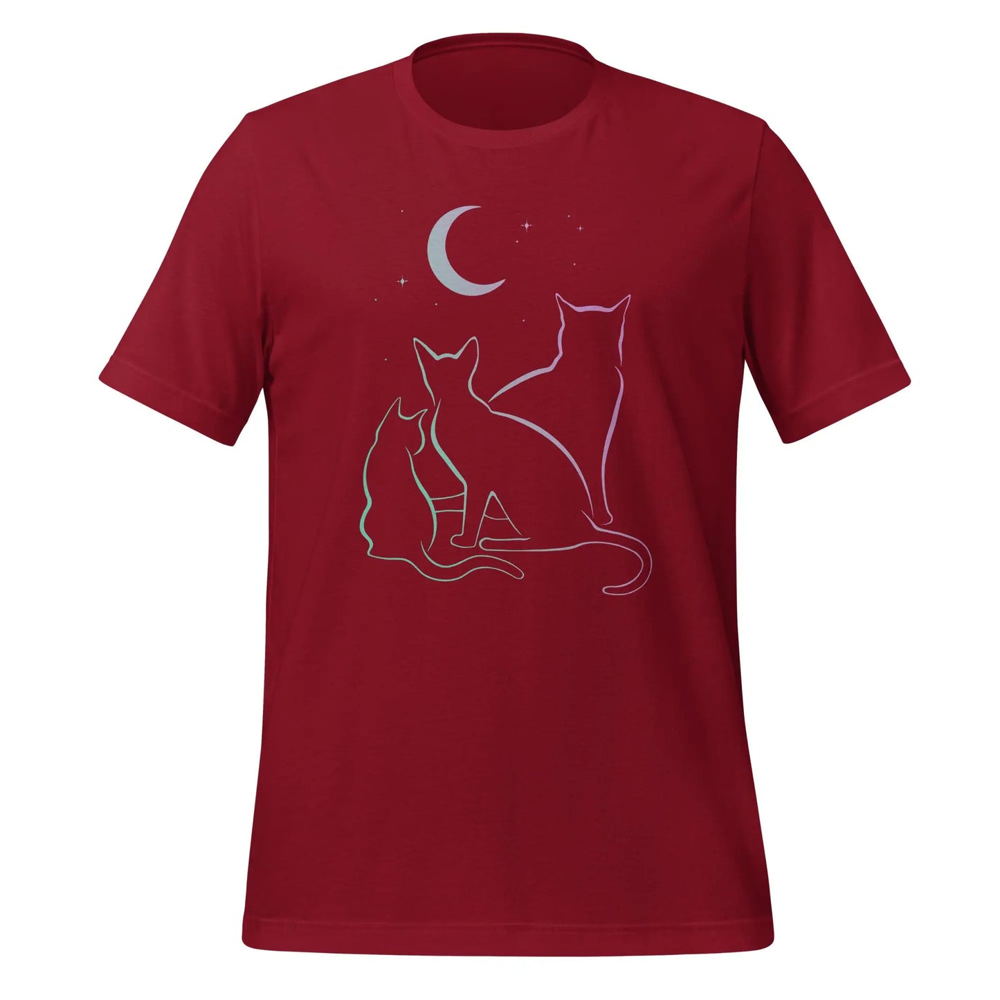 Moon Cats Unisex t-shirt by BC Ink Works - BC Ink Works