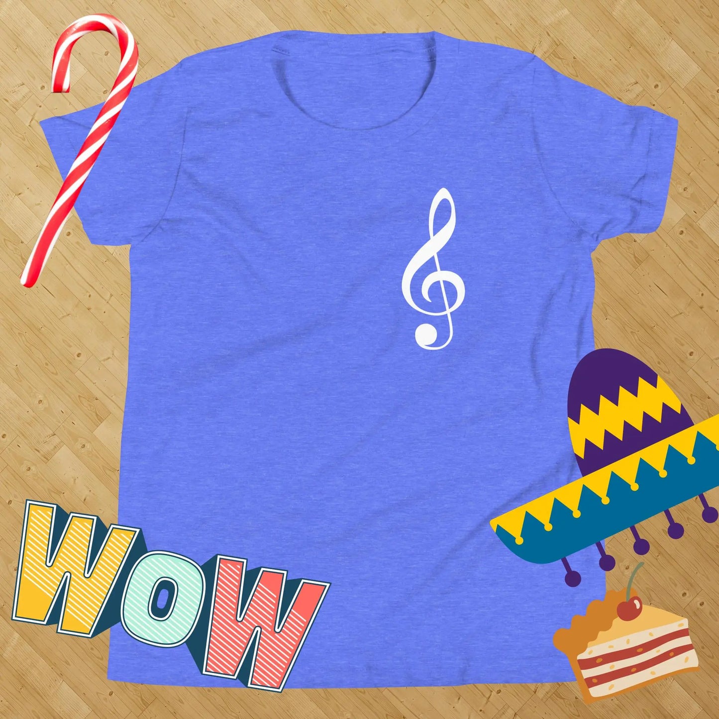 Music Treble Clef Kids t-shirt by BC Ink Works - BC Ink Works