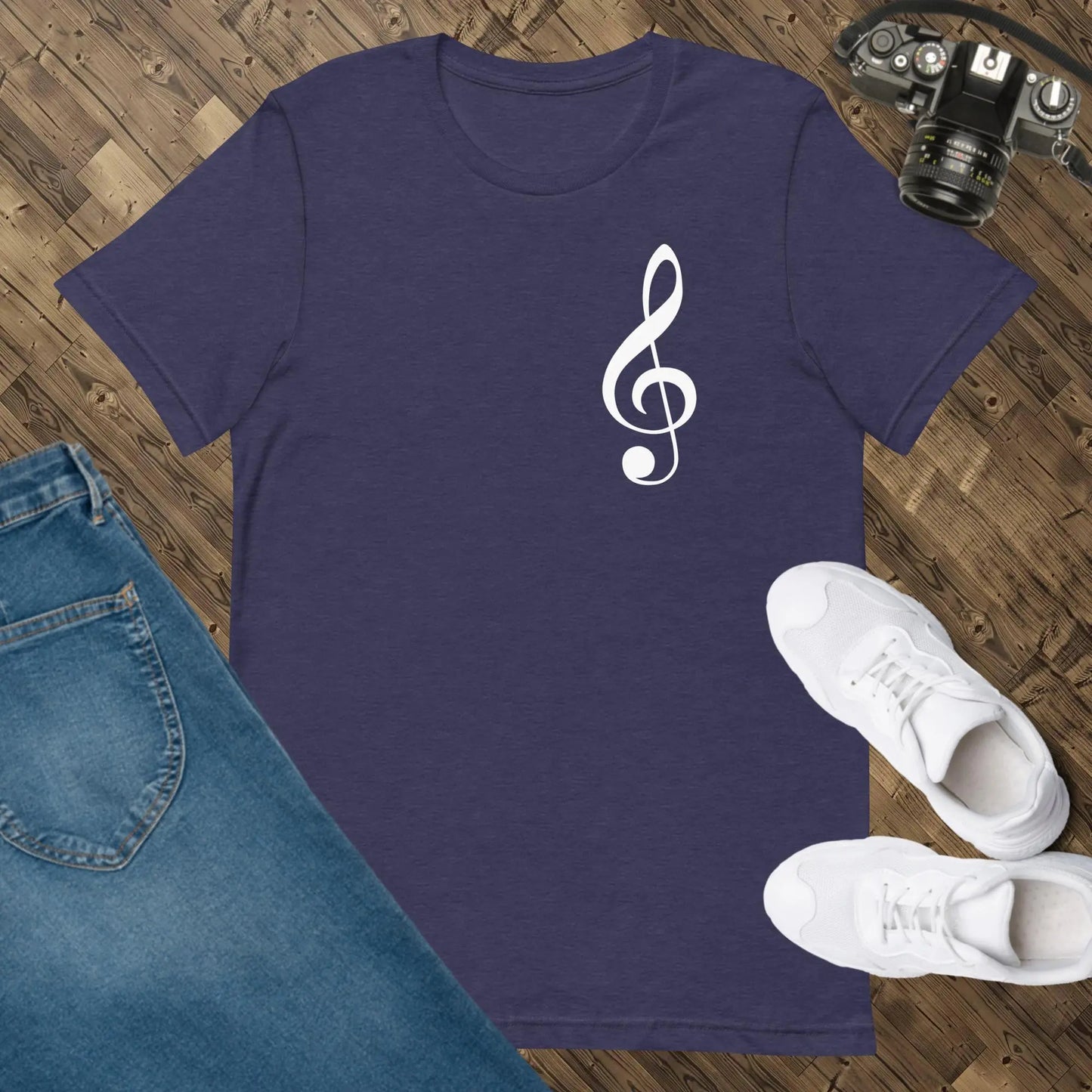 Music Treble Clef Unisex t-shirt by BC Ink Works - BC Ink Works