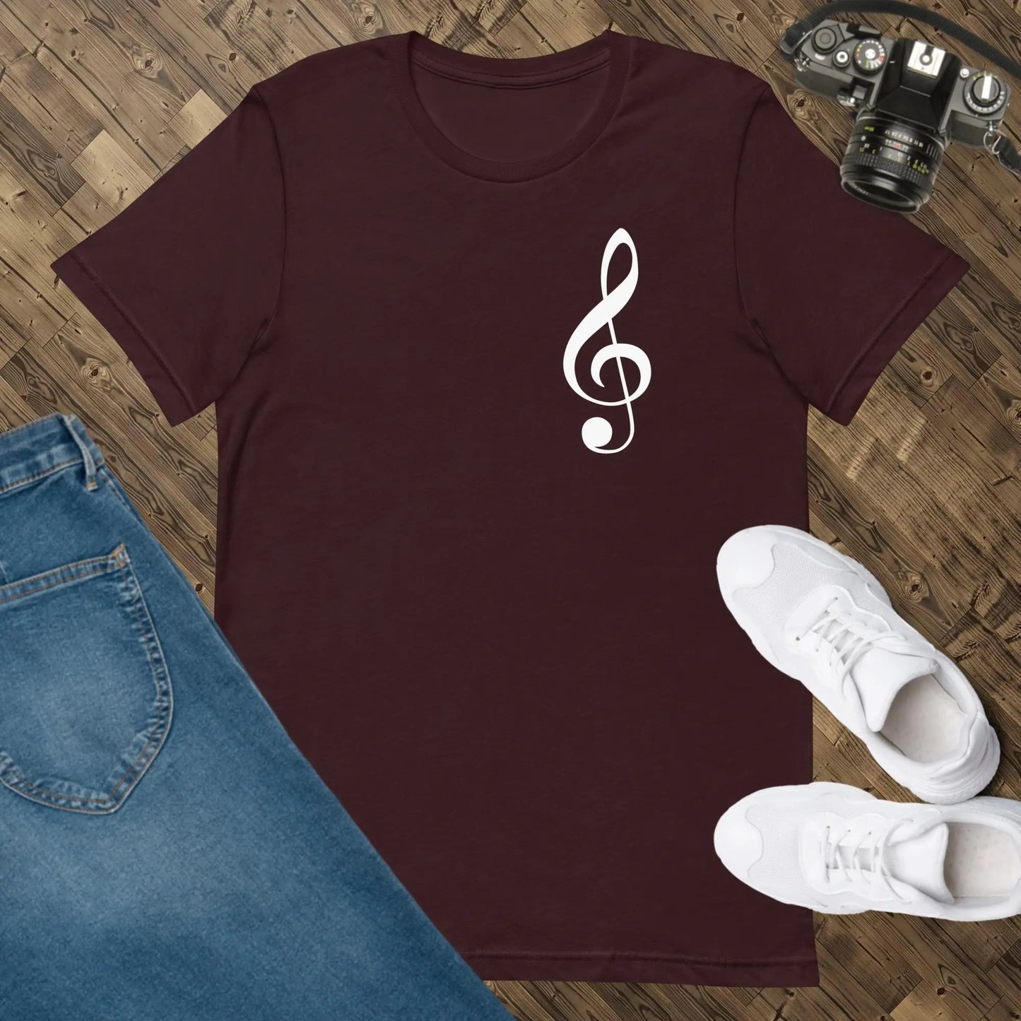 Music Treble Clef Unisex t-shirt by BC Ink Works - BC Ink Works