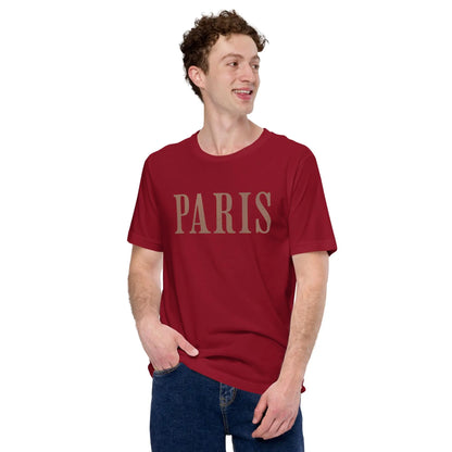 Paris Unisex t-shirt by BC Ink Works - BC Ink Works