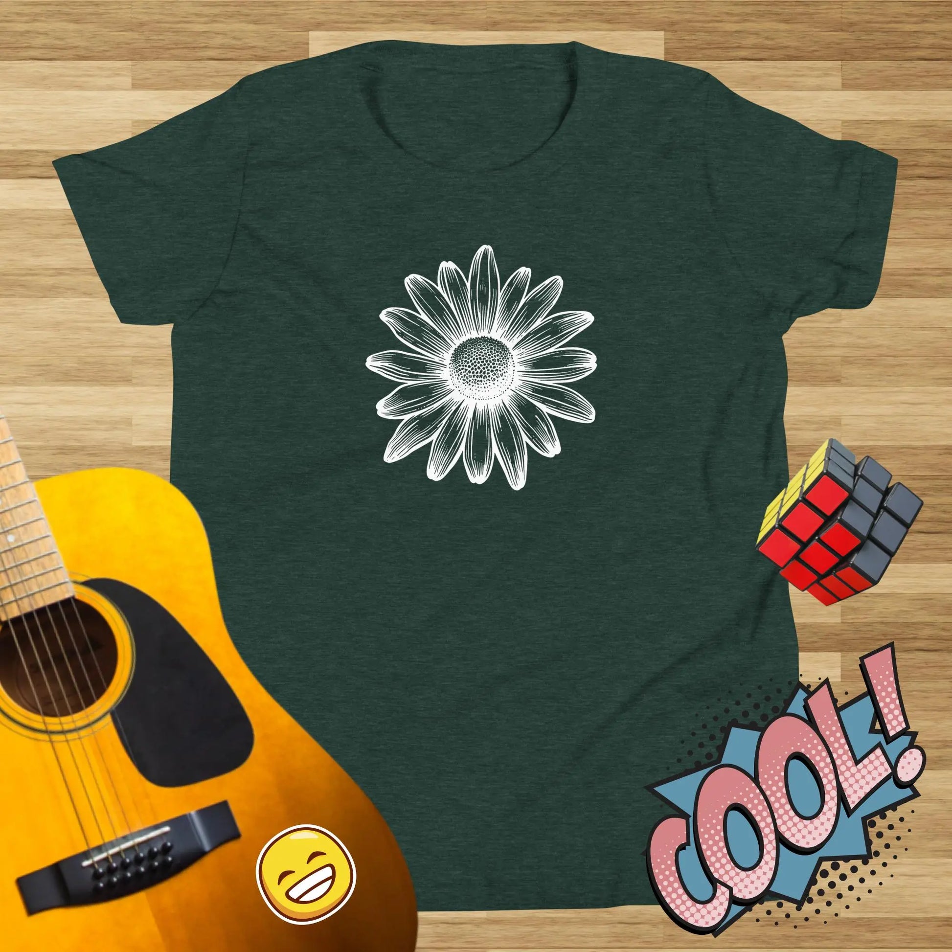 Pride Daisies Row Kids t-shirt by BC Ink Works - BC Ink Works