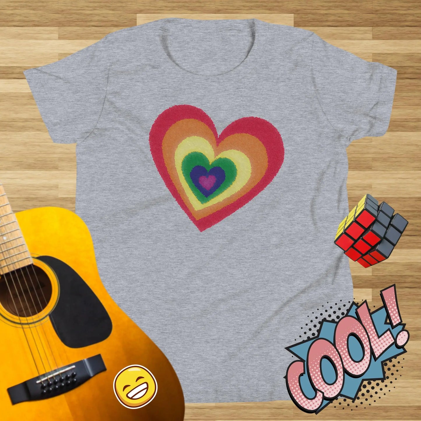 Pride Hearts Kids Classic t-shirt by BC Ink Works - BC Ink Works