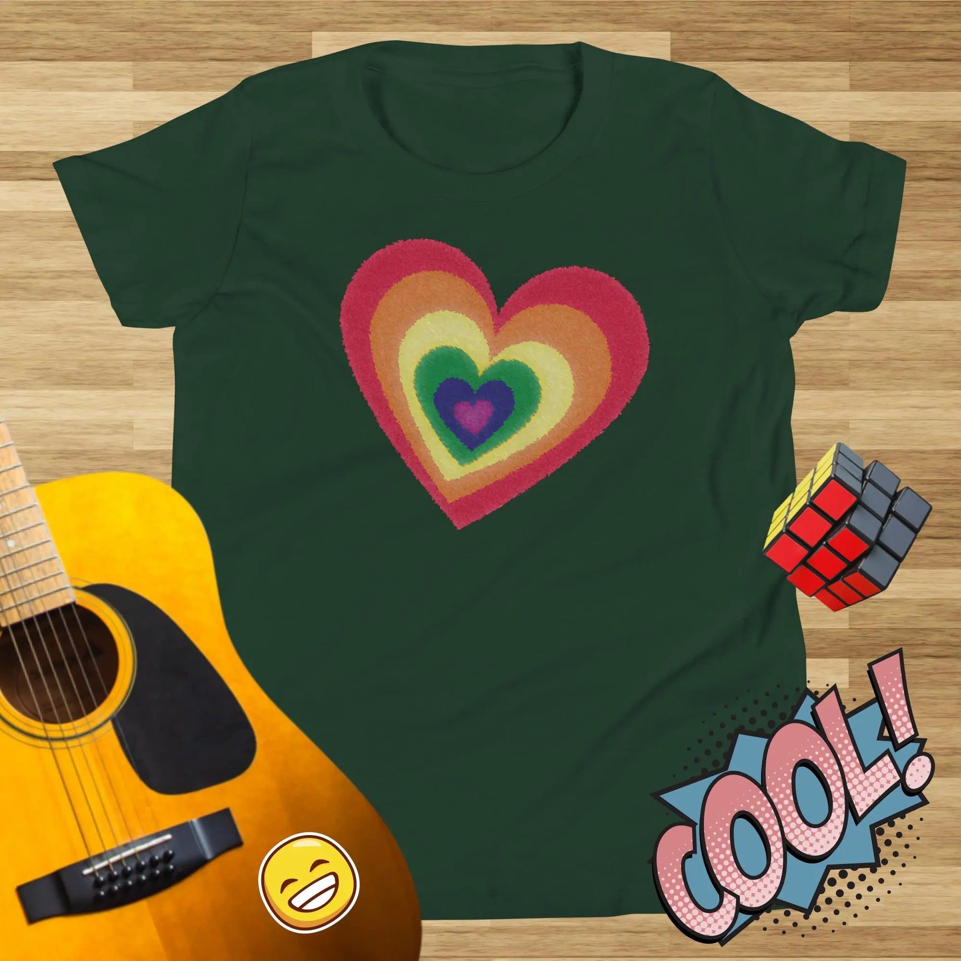 Pride Hearts Kids Classic t-shirt by BC Ink Works - BC Ink Works