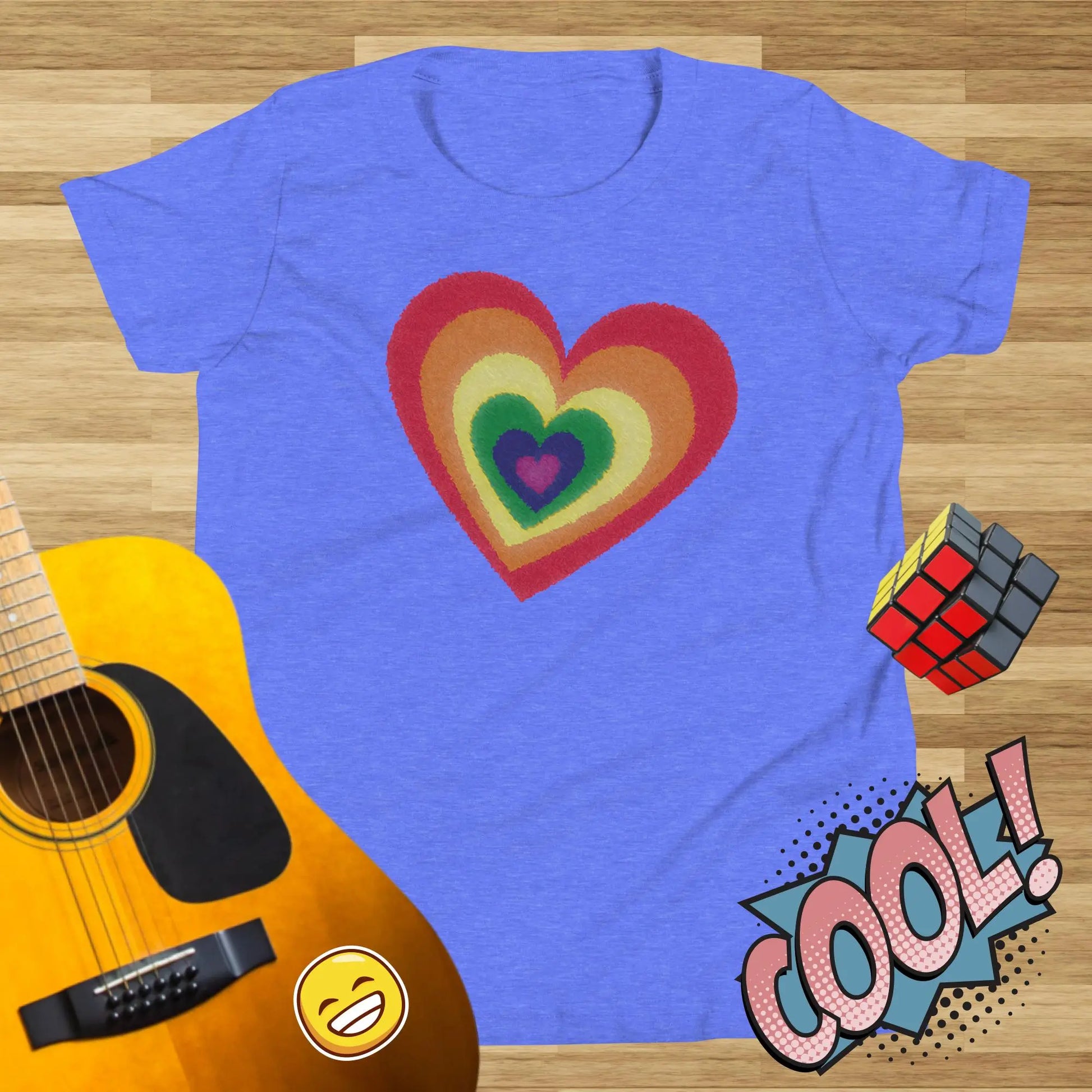 Pride Hearts Kids Classic t-shirt by BC Ink Works - BC Ink Works