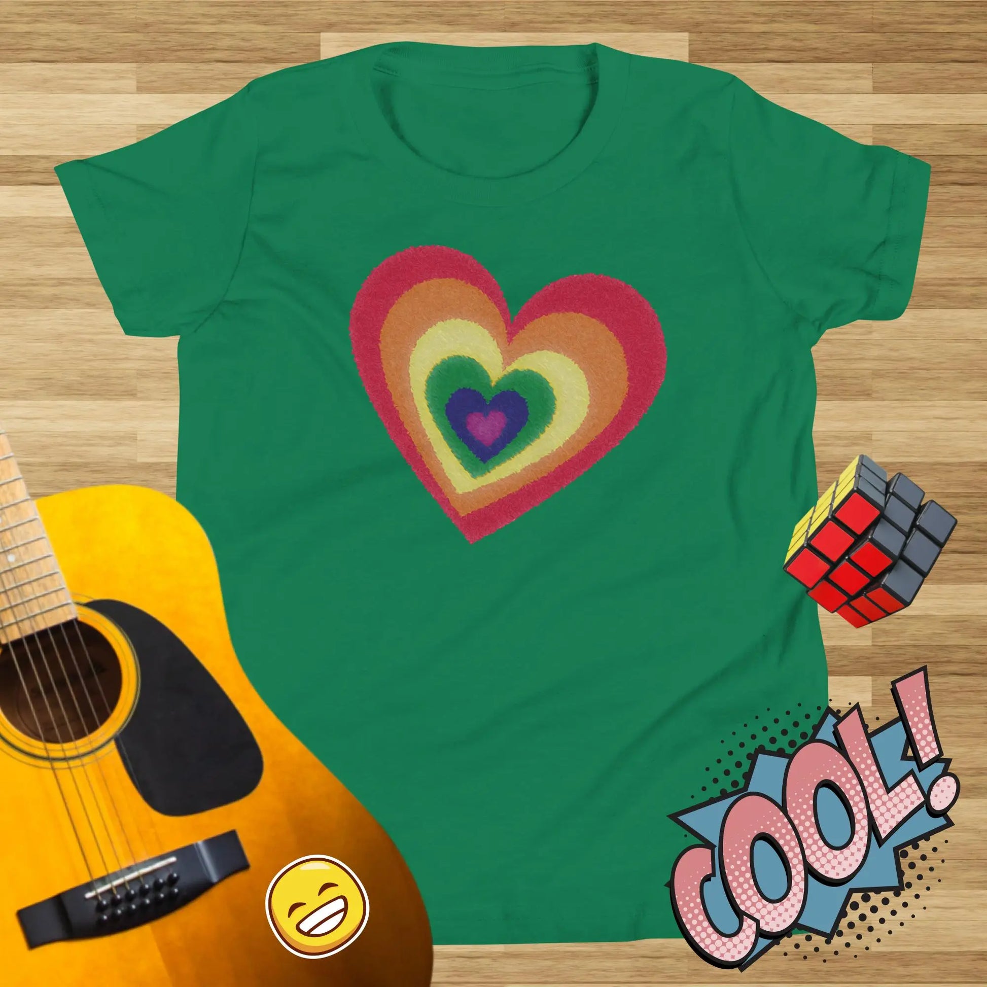 Pride Hearts Kids Classic t-shirt by BC Ink Works - BC Ink Works