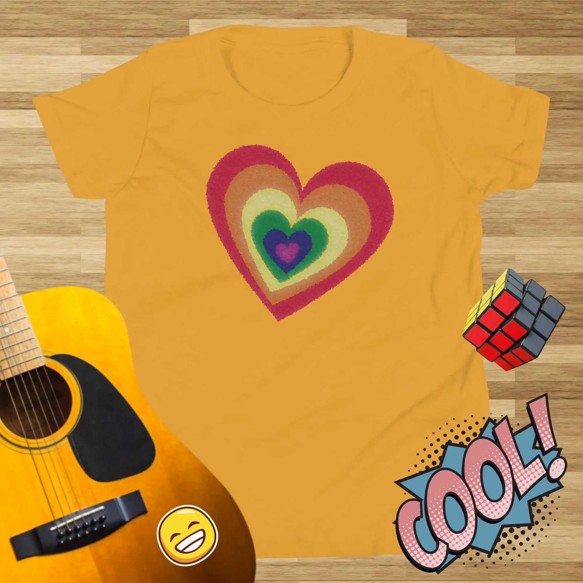 Pride Hearts Kids Classic t-shirt by BC Ink Works - BC Ink Works