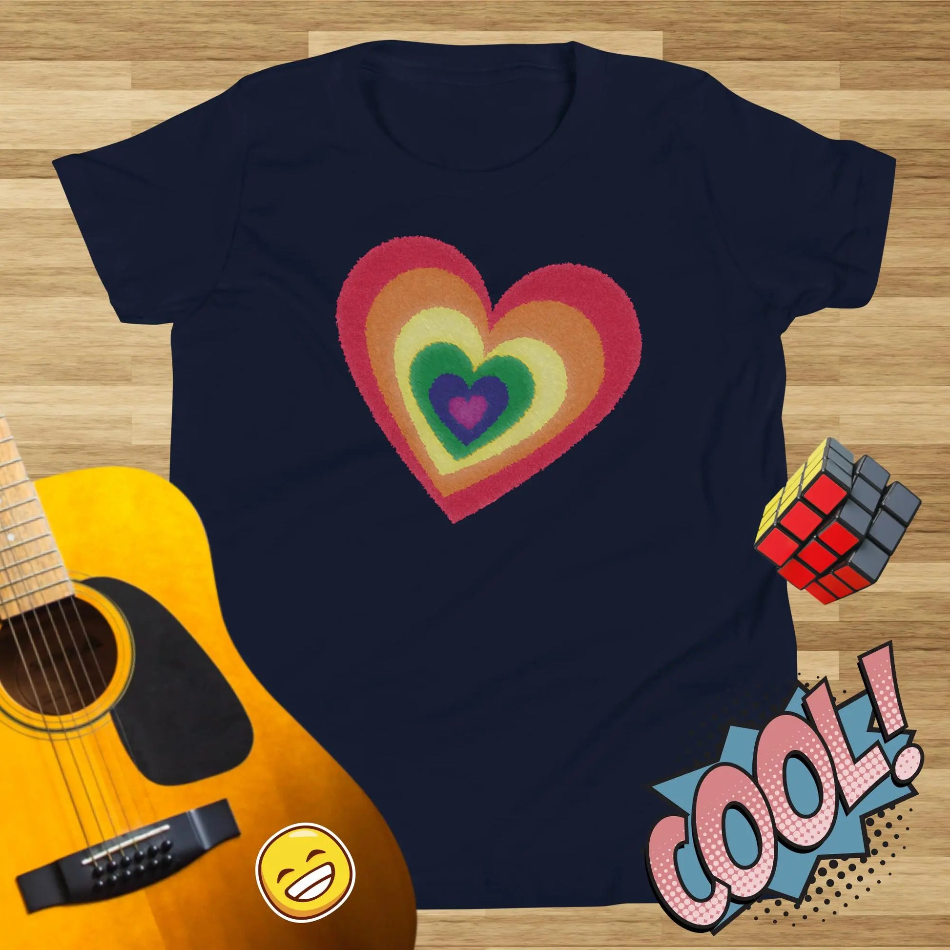 Pride Hearts Kids Classic t-shirt by BC Ink Works - BC Ink Works