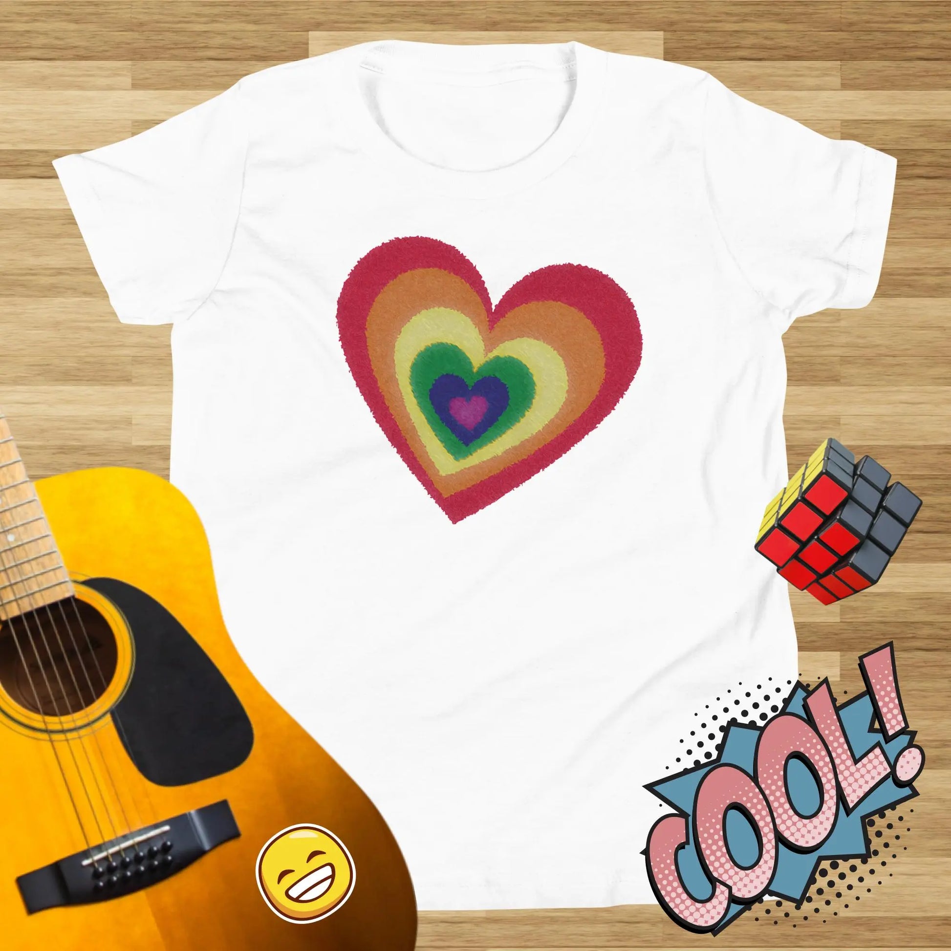 Pride Hearts Kids Classic t-shirt by BC Ink Works - BC Ink Works