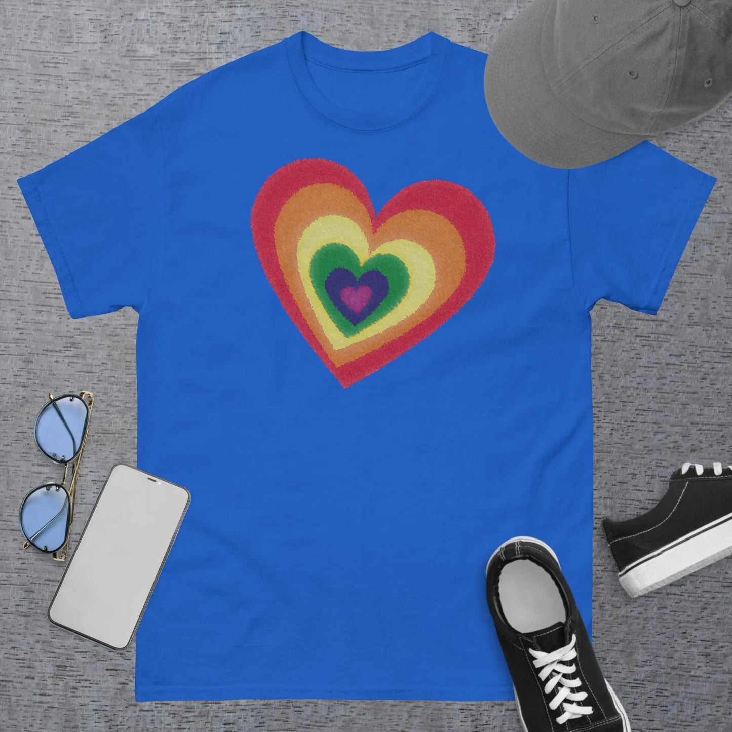 Pride Hearts Men's Classic t-shirt by BC Ink Works - BC Ink Works