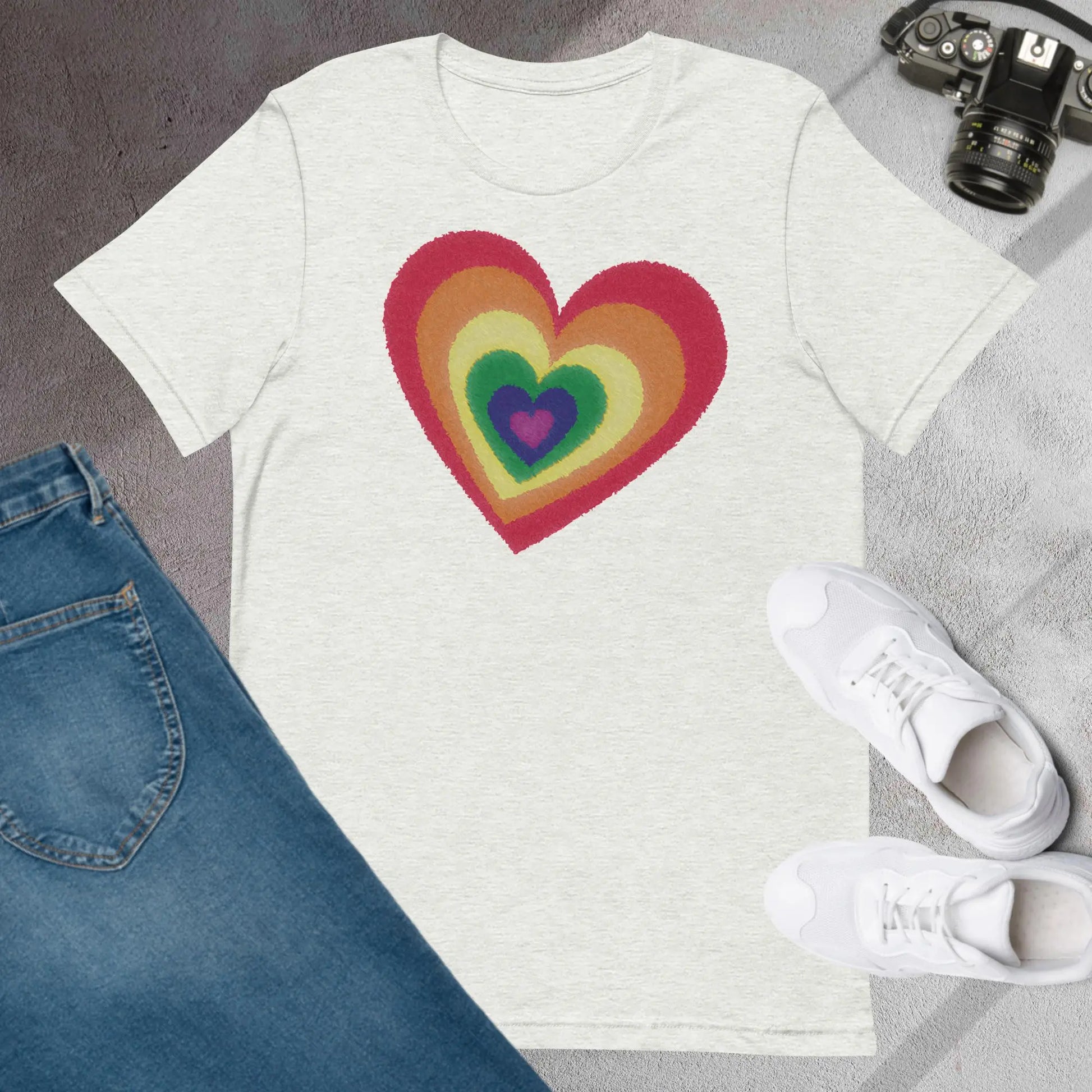 Pride Hearts Unisex t-shirt by BC Ink Works - BC Ink Works