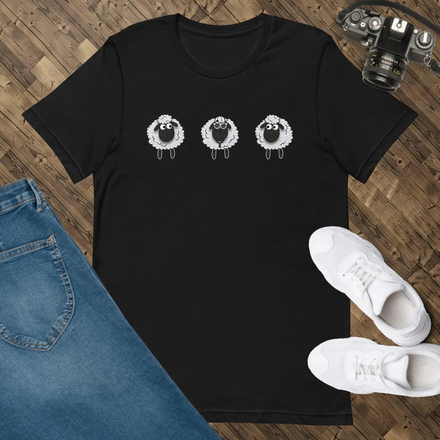 Sheep Bling Unisex t-shirt by BC Ink Works - BC Ink Works