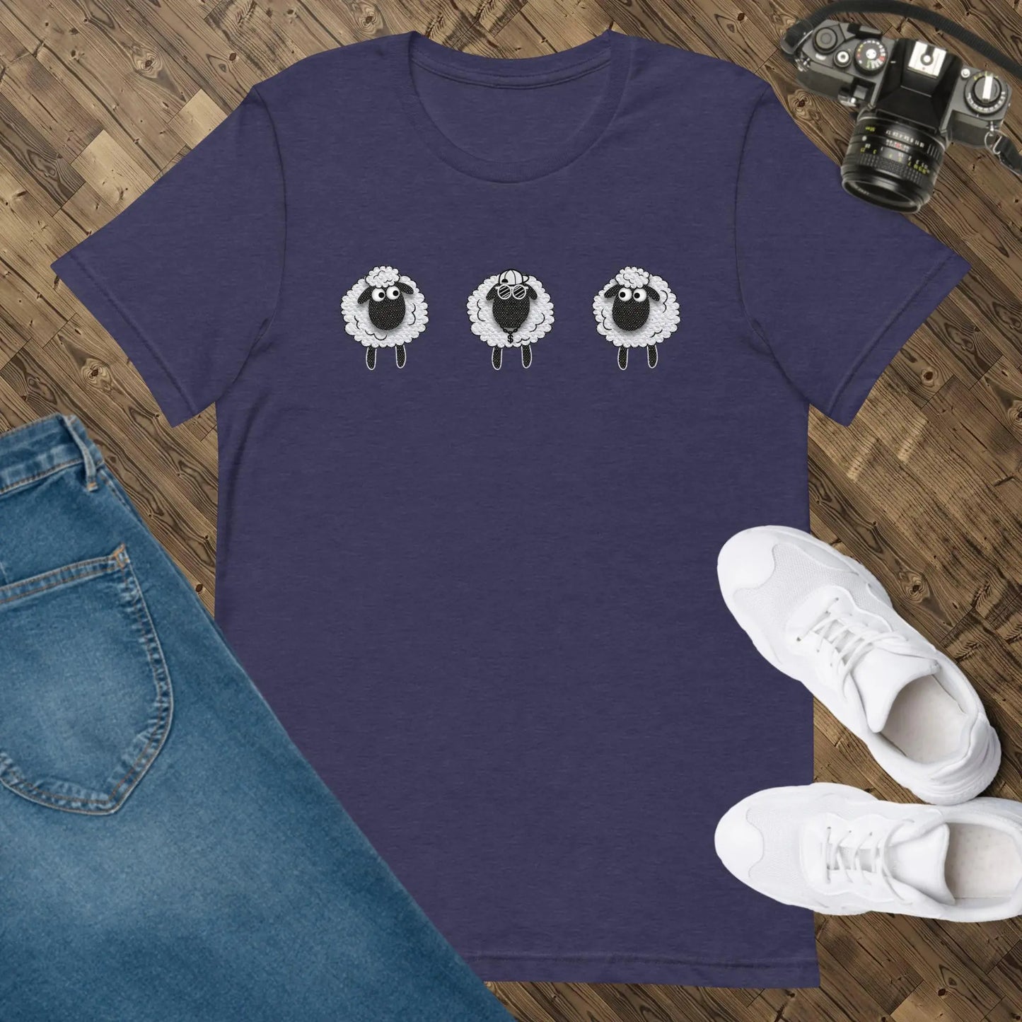 Sheep Bling Unisex t-shirt by BC Ink Works - BC Ink Works