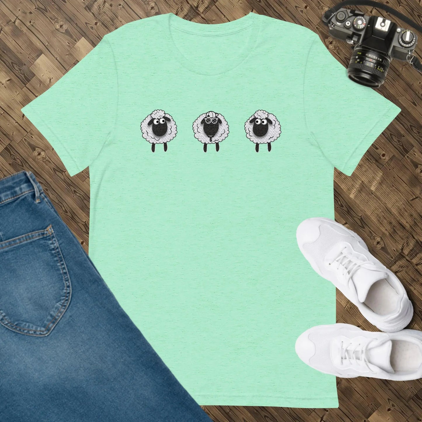 Sheep Bling Unisex t-shirt by BC Ink Works - BC Ink Works