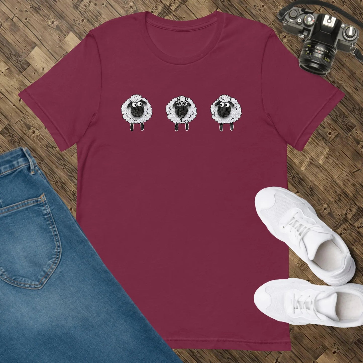 Sheep Bling Unisex t-shirt by BC Ink Works - BC Ink Works