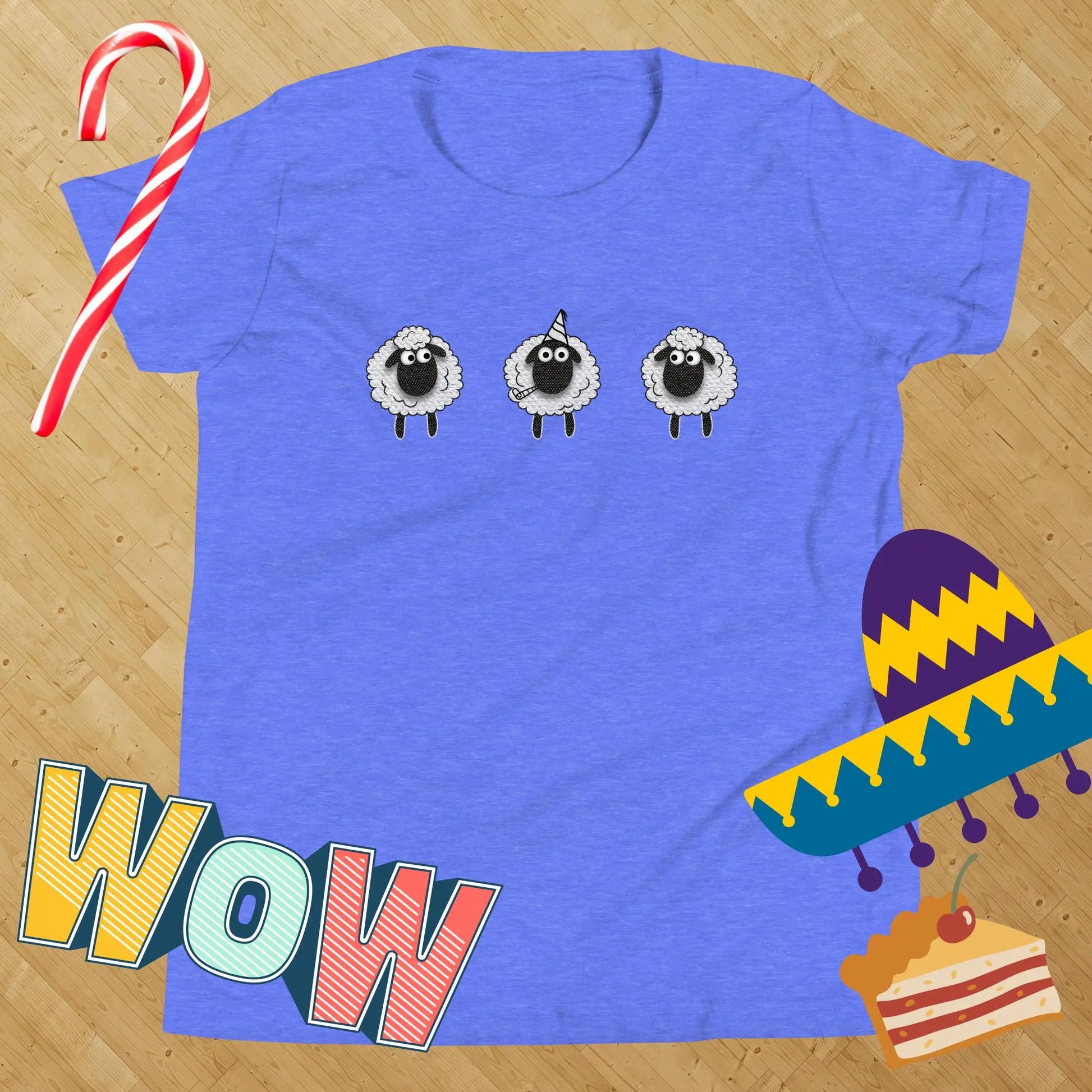 Sheep Party Kids t-shirt by BC Ink Works - BC Ink Works