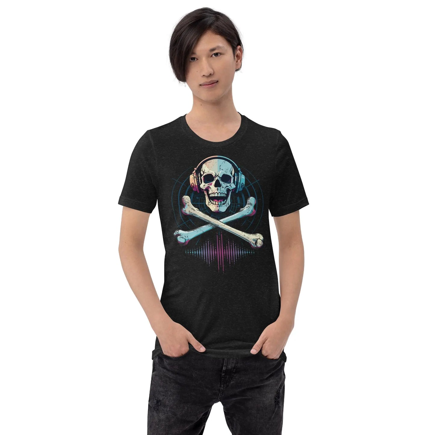 Skull Audio Unisex t-shirt by BC Ink Works - BC Ink Works