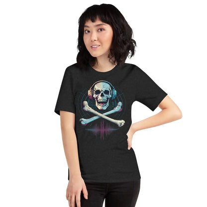 Skull Audio Unisex t-shirt by BC Ink Works - BC Ink Works