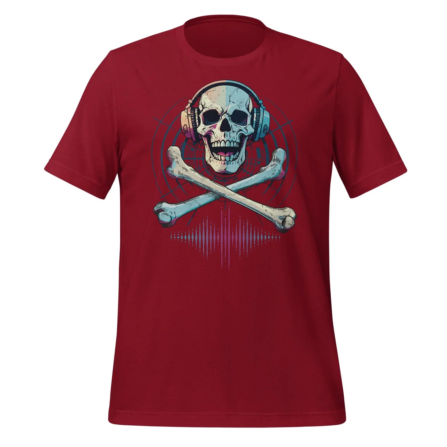 Skull Audio Unisex t-shirt by BC Ink Works - BC Ink Works