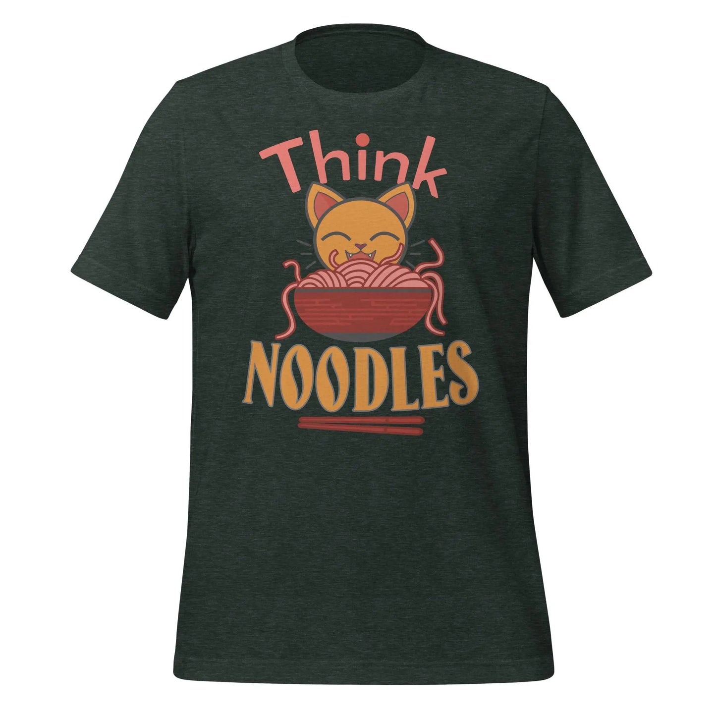 Think Noodles Bowl Unisex t-shirt by BC Ink Works - BC Ink Works