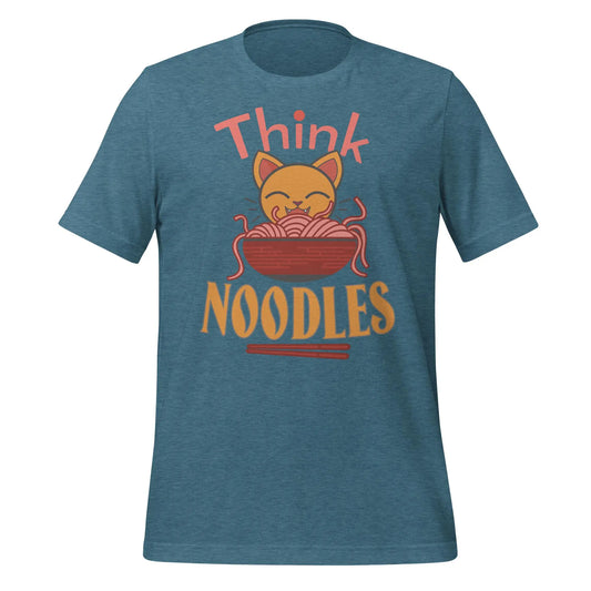 Think Noodles Bowl Unisex t-shirt by BC Ink Works - BC Ink Works