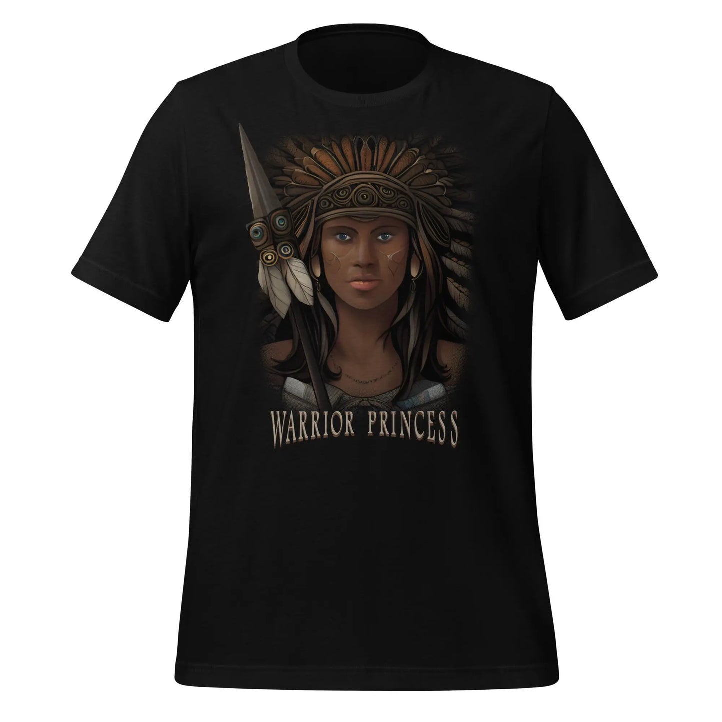 Warrior Princess Color Unisex t-shirt by BC Ink Works - BC Ink Works