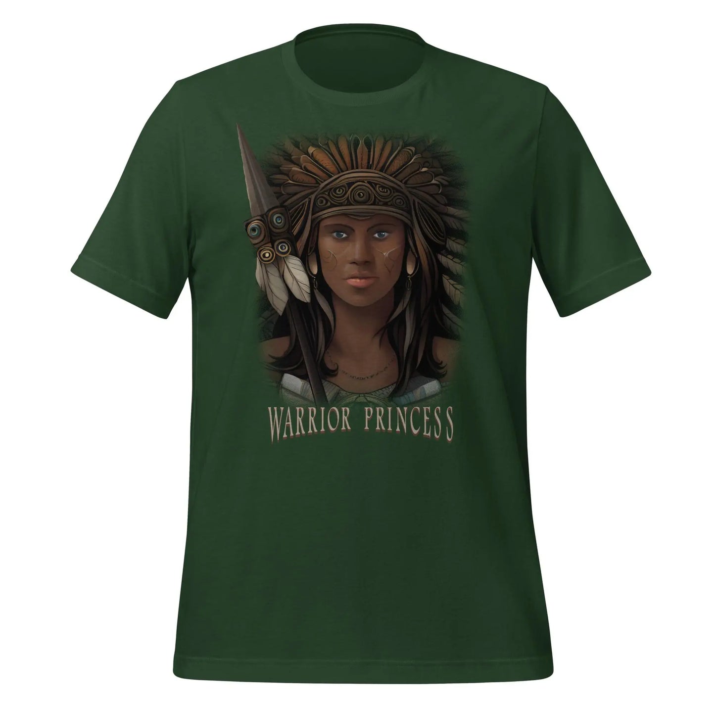 Warrior Princess Color Unisex t-shirt by BC Ink Works - BC Ink Works