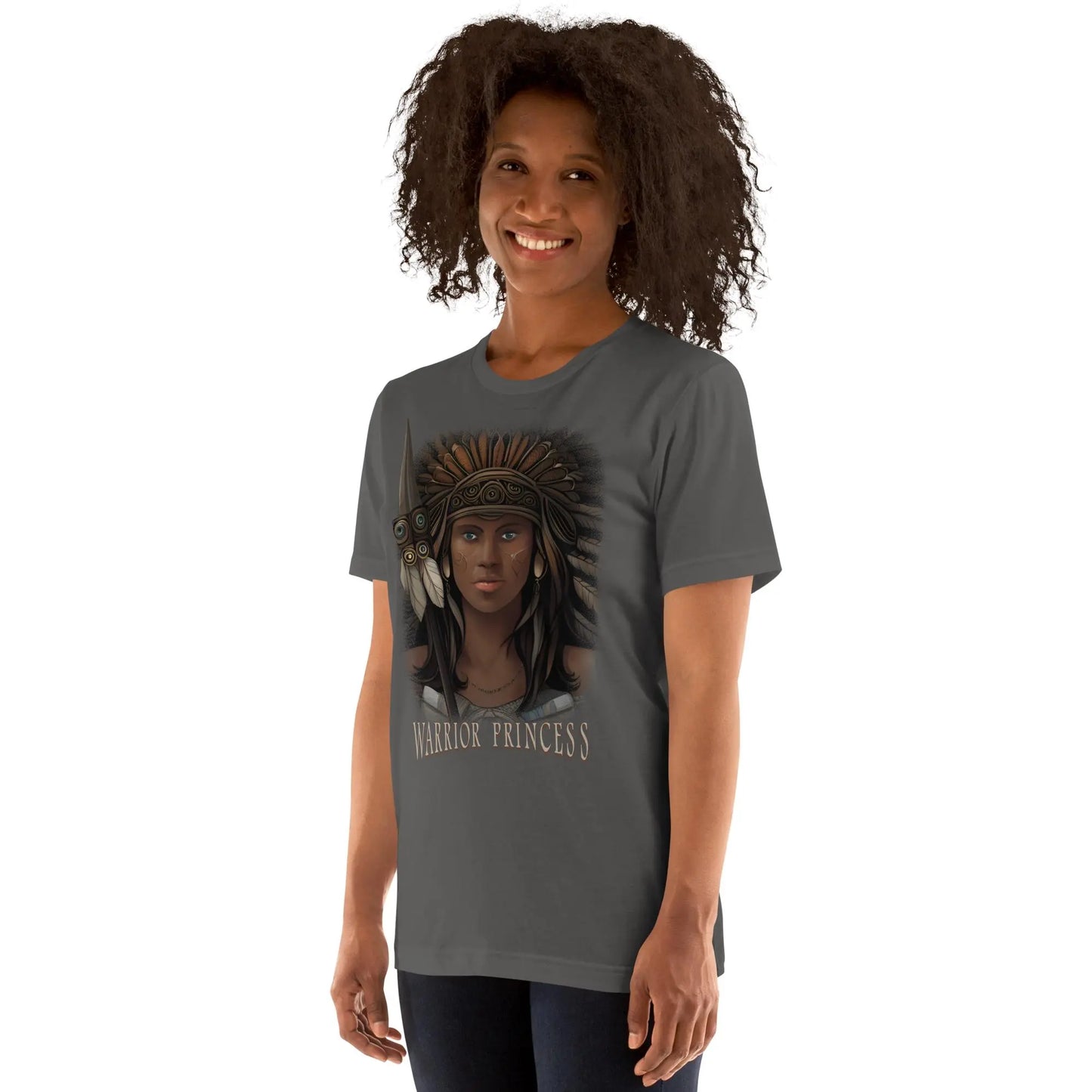 Warrior Princess Color Unisex t-shirt by BC Ink Works - BC Ink Works