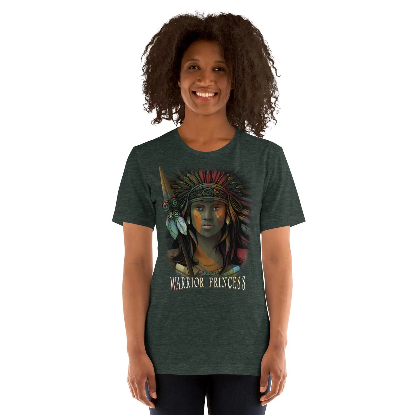 Warrior Princess Paintsplash Unisex t-shirt by BC Ink Works - BC Ink Works