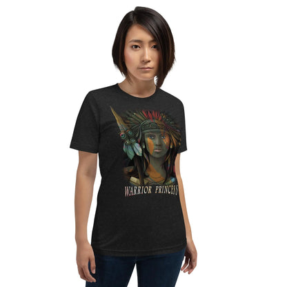 Warrior Princess Paintsplash Unisex t-shirt by BC Ink Works - BC Ink Works